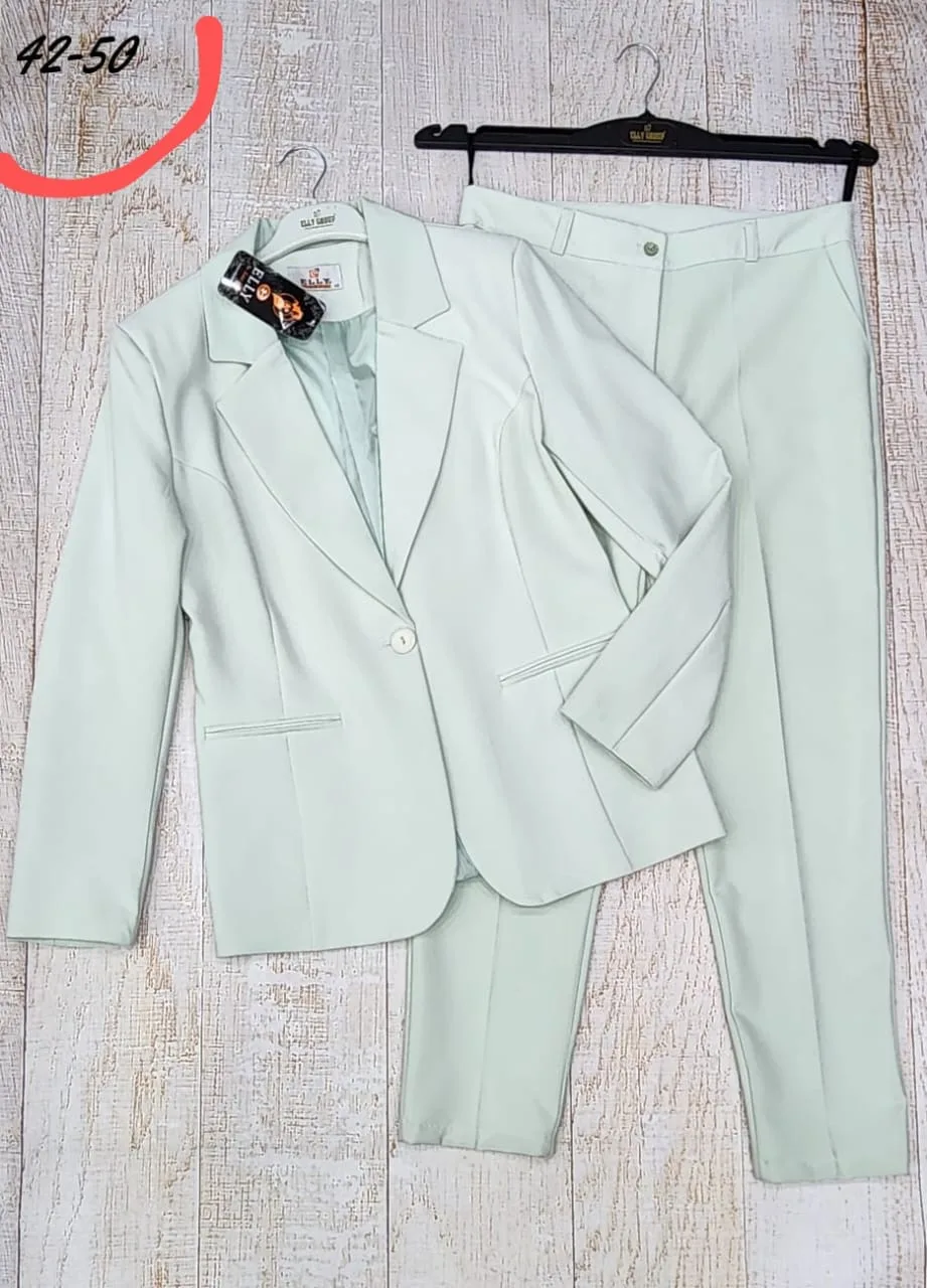 Tailleurs femme classique – Veste blazer & pantalon droit