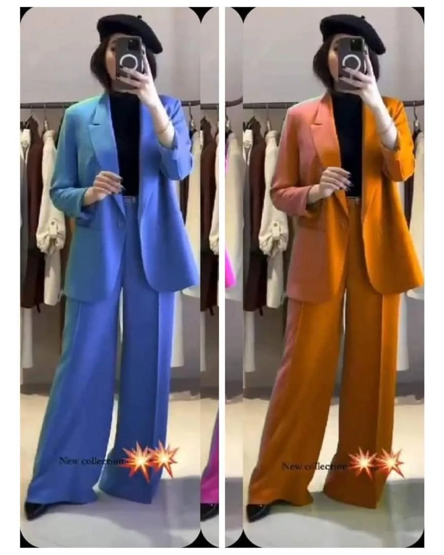 Ensemble Oversize Color Boost – Veste + Pantalon Large (Promo)